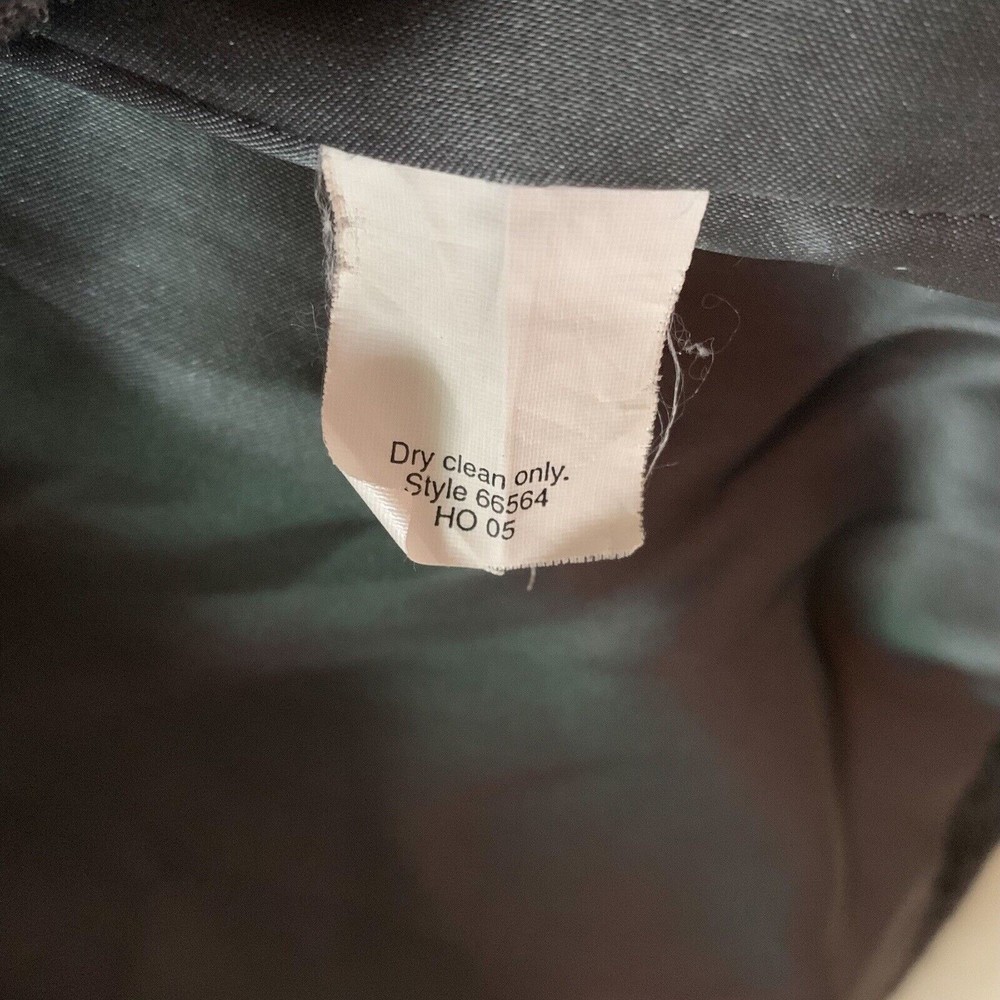 FINAL J. Crew Double Breasted Peacoat Small Gray Wool Blend Dark Academia Pocket - Picture 4 of 6